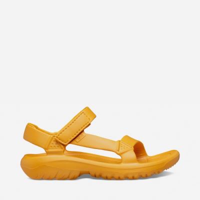 Flower Orange Teva Hurricane Drift Women's Sandals | DNAMH9C