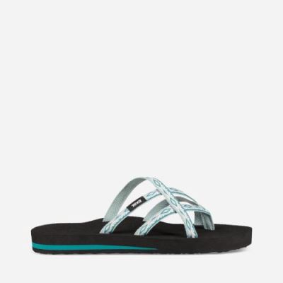 Grey Teva Olowahu Women's Flip Flops | C3J8KTO