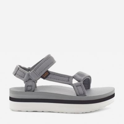 Griffin Teva Flatform Universal Mesh Print Women's Sandals | 1XKY7T5