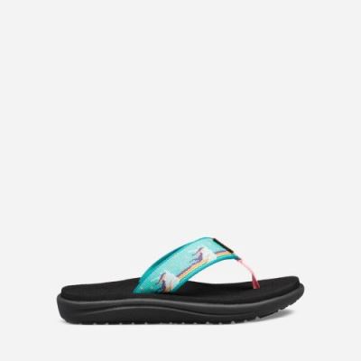 Light Green Teva Voya Flip Kids' Sandals | CPPS7BV