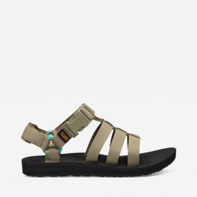 Olive / Light Green Teva Original Dorado Women's Sandals | 5BCPRF0