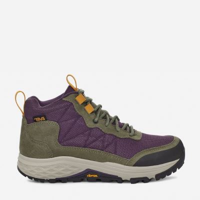 Olive / Purple Teva Ridgeview Mid Women's Boots | MBTV4DI