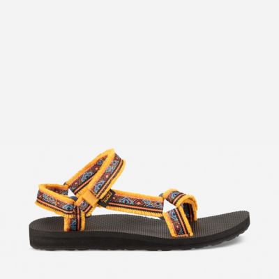 Orange Flower Multicolor Teva Original Universal Maressa Women's Sandals | CCQOGEM