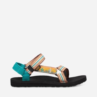 Orange Flower Teva Original Universal Women's Sandals | 70W06OR