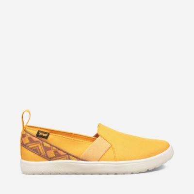 Orange Flower Teva Voya Slip On Women's Slip Ons | L1CI3CS