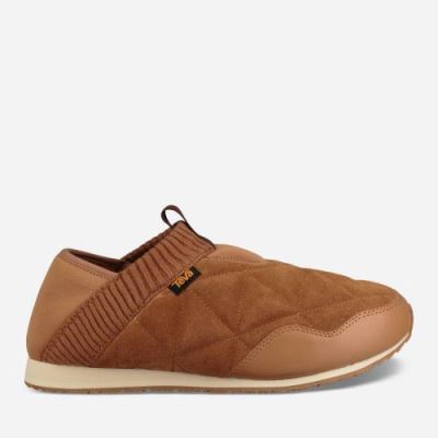 Pecan Teva Ember Moc Shearling Men's Slip Ons | IZE8F5B