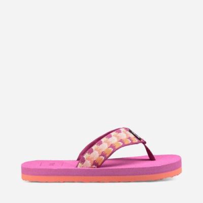 Pink Teva Mush II Kids' Flip Flops | M35P75P