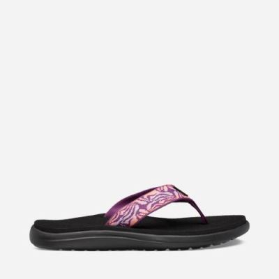 Pink Teva Voya Women's Flip Flops | 21XAKPF