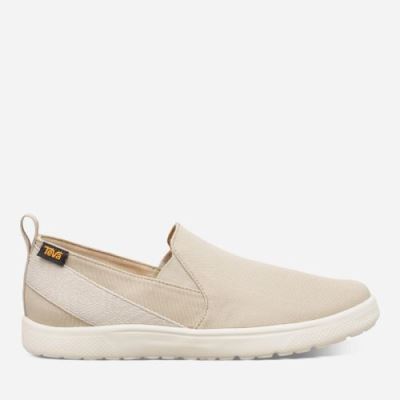 Plaza Taupe Teva Voya Slip On Men's Sneakers | 9M3DSQ1