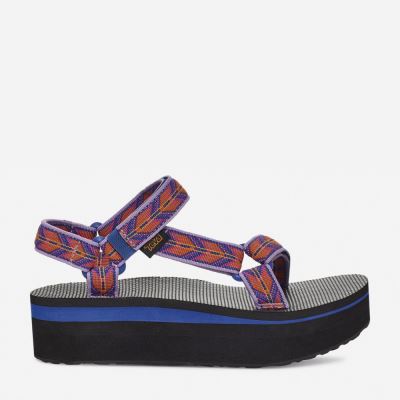 Purple Teva Flatform Universal Women's Flatforms | NY8VP68