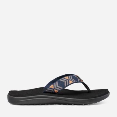 Quito Dark Denim Teva Voya Flip Men's Sandals | YK6PEW9