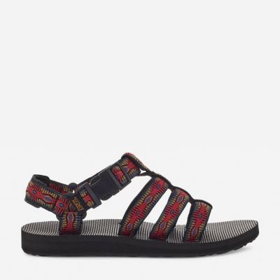 Red Teva Original Dorado Women's Sandals | LQ2VT2S