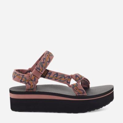 Rose Brown Teva Flatform Universal Women's Flatforms | 8Z950ME