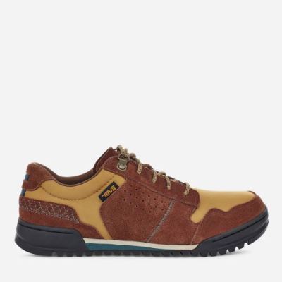 Tortoise Shell / Medallion Teva Highside '84 Men's Sneakers | TKNL3JE