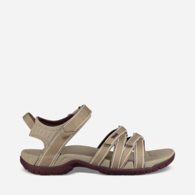 Valley Plaza Taupe / Vineyard Wine Teva Tirra Women's Sandals | 8R66I8P