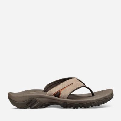 Walnut Teva Katavi 2 Thong Men's Sandals | 45Z7G4M