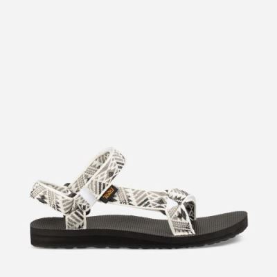 White / Grey Teva Original Universal Women's Sandals | UFOSGVX